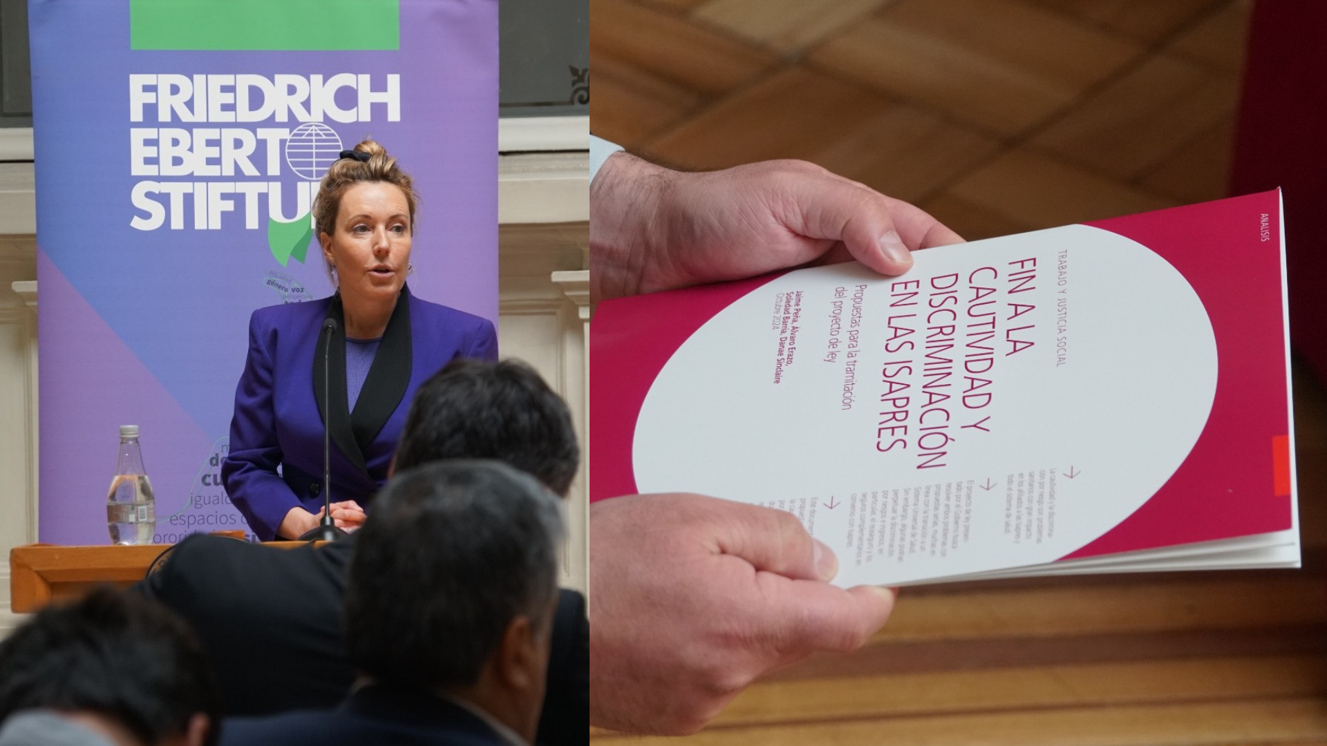 Evento fin a la discriminación de las isapres